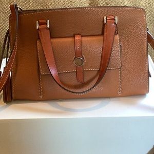 Dooney pebble leather convertible satchel